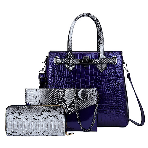 Women's Bags PU Leather Leather Bag Set 3 Pcs Purse Set Buttons Daily Outdoor Bag Sets 2021 Handbags Black Purple Red Brown
Women's Bags PU Leather Leather Bag Set 3 Pcs Purse Set Buttons Daily Outdoor Bag Sets 2021 Handbags Black Purple Red Brown