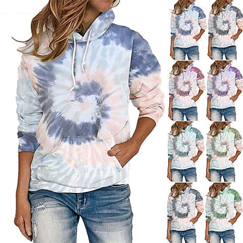Women's Hoodie Pullover Tie Dye Oversized Hoodie Tie Dye Cute Sport Athleisure Hoodie Top Long Sleeve Warm Soft Oversized Comfortable Plus Size Everyday Use Causal Exercising General Use / Winter
Women's Hoodie Pullover Tie Dye Oversized Hoodie Tie Dye Cute Sport Athleisure Hoodie Top Long Sleeve Warm Soft Oversized Comfortable Plus Size Everyday Use Causal Exercising General Use / Winter
