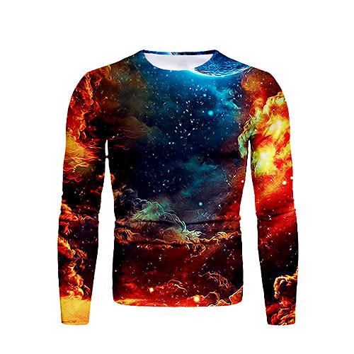 Men's T shirt Graphic Plus Size Print Long Sleeve Daily Tops Streetwear Rainbow
Men's T shirt Graphic Plus Size Print Long Sleeve Daily Tops Streetwear Rainbow