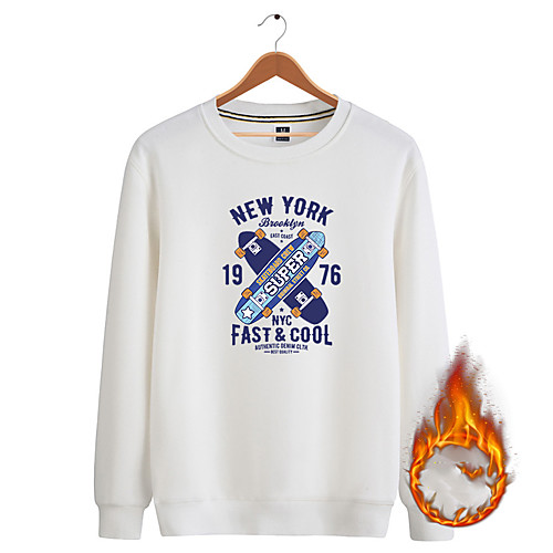 Men's Sweatshirt Pullover Black White Blue Cartoon Crew Neck Fleece Cartoon Letter Printed Cool Sport Athleisure Sweatshirt Top Long Sleeve Warm Soft Comfortable Everyday Use Causal Exercising
Men's Sweatshirt Pullover Black White Blue Cartoon Crew Neck Fleece Cartoon Letter Printed Cool Sport Athleisure Sweatshirt Top Long Sleeve Warm Soft Comfortable Everyday Use Causal Exercising