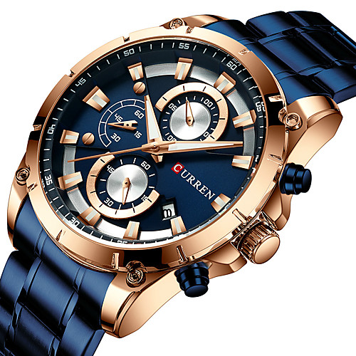 Men's Military Watch Analog Quartz Modern Style Stylish Outdoor Water Resistant / Waterproof Chronograph Shock Resistant / One Year / Stainless Steel / Japanese
Men's Military Watch Analog Quartz Modern Style Stylish Outdoor Water Resistant / Waterproof Chronograph Shock Resistant / One Year / Stainless Steel / Japanese