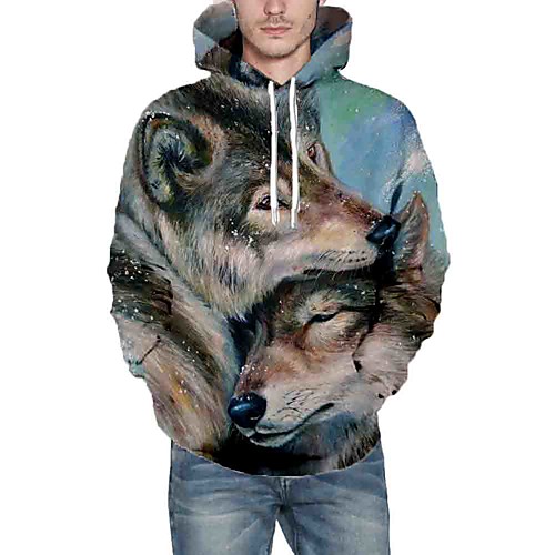 Men's Hoodie Graphic Animal Daily Going out 3D Print Casual Hoodies Sweatshirts Light Blue
Men's Hoodie Graphic Animal Daily Going out 3D Print Casual Hoodies Sweatshirts Light Blue