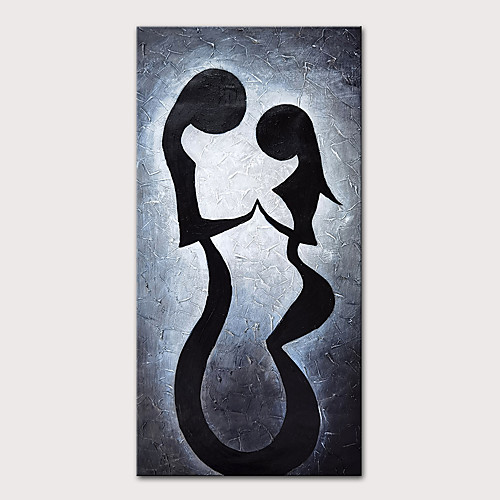 Oil Painting Hand Painted Vertical Abstract People Modern Rolled Canvas (No Frame)
Oil Painting Hand Painted Vertical Abstract People Modern Rolled Canvas (No Frame)