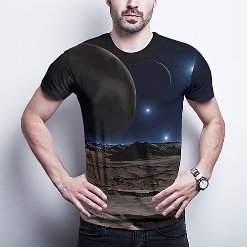 Men's T shirt 3D Print Graphic Plus Size Print Short Sleeve Daily Tops Basic Blue
Men's T shirt 3D Print Graphic Plus Size Print Short Sleeve Daily Tops Basic Blue
