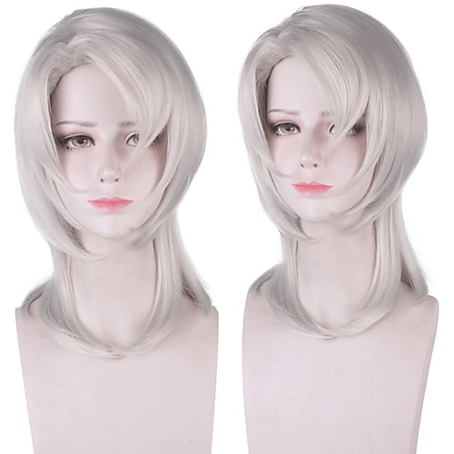 Cosplay Costume Wig Synthetic Wig Rui Demon Slayer Natural Straight With Bangs Wig Medium Length White Synthetic Hair 14 inch Women's Anime Fashionable Design Cosplay White
Cosplay Costume Wig Synthetic Wig Rui Demon Slayer Natural Straight With Bangs Wig Medium Length White Synthetic Hair 14 inch Women's Anime Fashionable Design Cosplay White