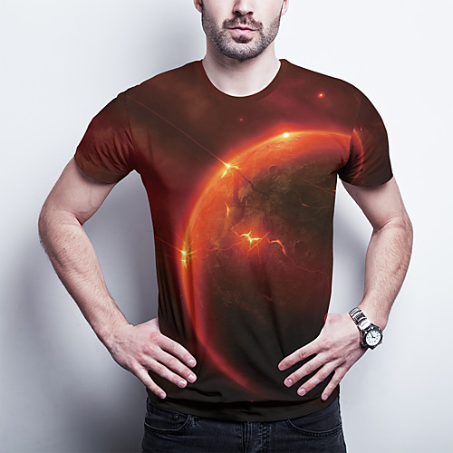 Men's T shirt 3D Print Graphic Plus Size Print Short Sleeve Daily Tops Basic Red
Men's T shirt 3D Print Graphic Plus Size Print Short Sleeve Daily Tops Basic Red
