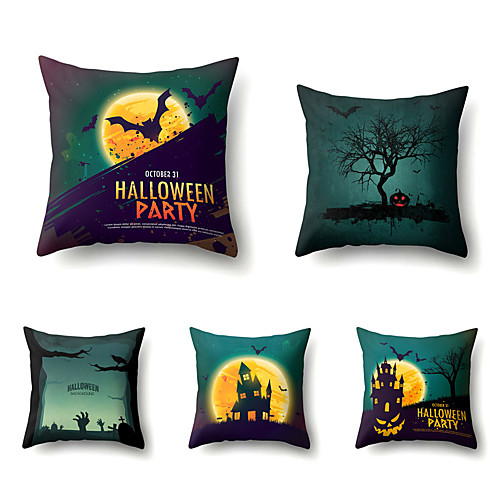Halloween Party Halloween Decor Horror Ghost 1 Set of 5 Pcs Halloween Series Throw Pillow Covers Modern Decorative Throw Pillow Case Cushion Case,1818 Inch 4545cm
Halloween Party Halloween Decor Horror Ghost 1 Set of 5 Pcs Halloween Series Throw Pillow Covers Modern Decorative Throw Pillow Case Cushion Case,1818 Inch 4545cm