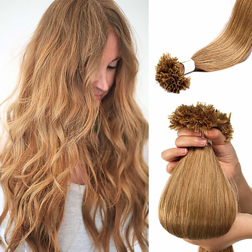 Fusion / U Tip Hair Extensions Remy Human Hair Nail Tip Hair Extensions 50 pcs 50 g Pack Straight Brown 16-24 inch Hair Extensions
Fusion / U Tip Hair Extensions Remy Human Hair Nail Tip Hair Extensions 50 pcs 50 g Pack Straight Brown 16-24 inch Hair Extensions