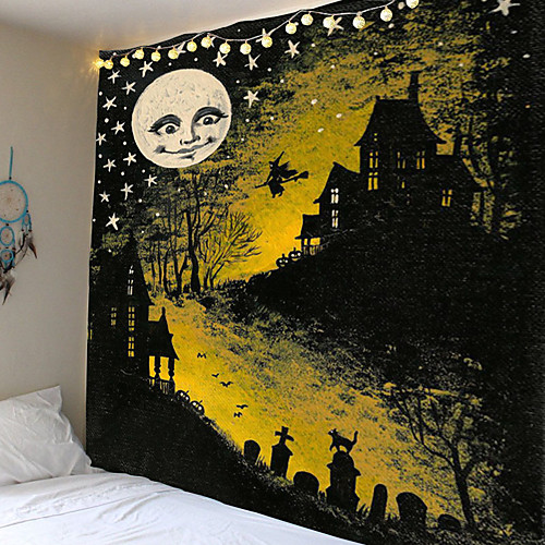 Tapestry Print Halloween Moon Carpet Home Decoration Night Moon Hippie Tapestry Wall Mounted Tapestry Decoration
Tapestry Print Halloween Moon Carpet Home Decoration Night Moon Hippie Tapestry Wall Mounted Tapestry Decoration