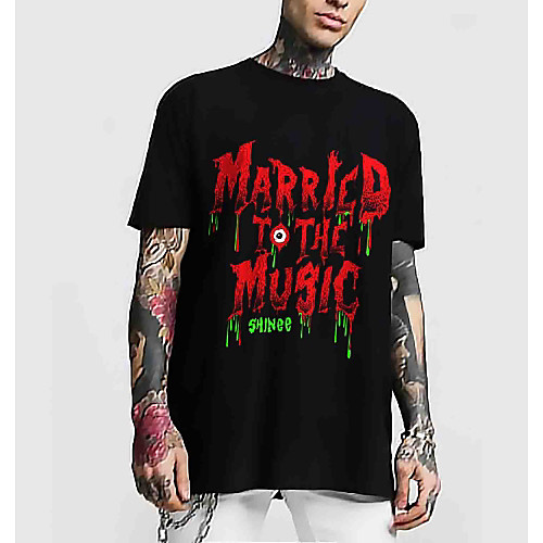 Men's Graphic Letter T-shirt Short Sleeve Daily Tops Basic Streetwear Round Neck Black
Men's Graphic Letter T-shirt Short Sleeve Daily Tops Basic Streetwear Round Neck Black