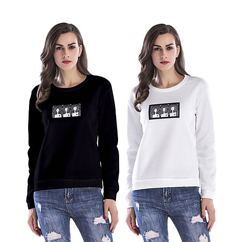 Women's Sweatshirt Pullover Artistic Style Crew Neck Cartoon Cute Sport Athleisure Sweatshirt Top Long Sleeve Warm Soft Comfortable Everyday Use Causal Exercising General Use / Winter
Women's Sweatshirt Pullover Artistic Style Crew Neck Cartoon Cute Sport Athleisure Sweatshirt Top Long Sleeve Warm Soft Comfortable Everyday Use Causal Exercising General Use / Winter