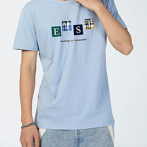 Men's T shirt Tee / T-shirt Black White Blue Pink Artistic Style Oversized Crew Neck Letter Printed Cool Sport Athleisure T Shirt Short Sleeves Breathable Soft Comfortable Everyday Use Exercising
Men's T shirt Tee / T-shirt Black White Blue Pink Artistic Style Oversized Crew Neck Letter Printed Cool Sport Athleisure T Shirt Short Sleeves Breathable Soft Comfortable Everyday Use Exercising