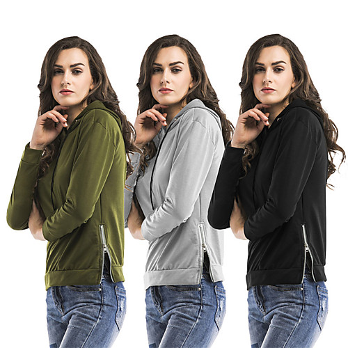 Women's Hoodie Pullover Black Half Zip Drawstring Hoodie Solid Color Cute Sport Athleisure Hoodie Top Long Sleeve Oversized Comfortable Plus Size Everyday Use Daily / Winter
Women's Hoodie Pullover Black Half Zip Drawstring Hoodie Solid Color Cute Sport Athleisure Hoodie Top Long Sleeve Oversized Comfortable Plus Size Everyday Use Daily / Winter