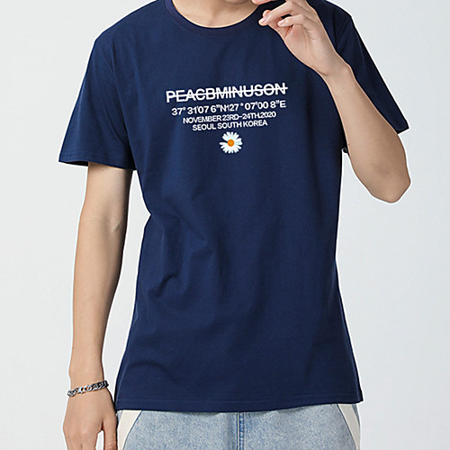 Men's T shirt Tee / T-shirt Black White Blue Pink Artistic Style Cartoon Crew Neck Cotton Flower Letter Printed Cool Sport Athleisure T Shirt Short Sleeves Breathable Soft Comfortable Everyday Use
Men's T shirt Tee / T-shirt Black White Blue Pink Artistic Style Cartoon Crew Neck Cotton Flower Letter Printed Cool Sport Athleisure T Shirt Short Sleeves Breathable Soft Comfortable Everyday Use