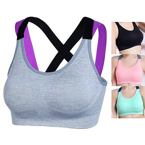 Women's Sports Bra Sports Bra Top Bralette Nylon Yoga Exercise & Fitness Running Fast Dry No Padded Black Pink Grey Green Solid Colored
Women's Sports Bra Sports Bra Top Bralette Nylon Yoga Exercise & Fitness Running Fast Dry No Padded Black Pink Grey Green Solid Colored