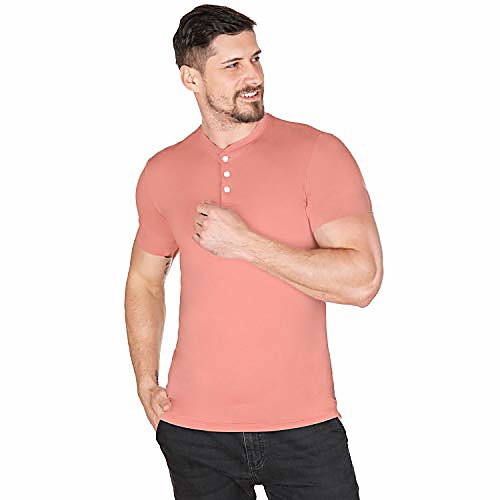 men casual t shirt v neck short sleeve henley shirts cotton underwear button loose slim fit sport workout outdoor wear gym beach party hiking travel business working autumn & #40;ice red,2l&
men casual t shirt v neck short sleeve henley shirts cotton underwear button loose slim fit sport workout outdoor wear gym beach party hiking travel business working autumn & #40;ice red,2l&