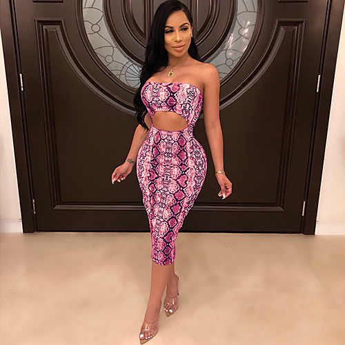 Women's A Line Dress Knee Length Dress Blushing Pink Green Brown Gray Sleeveless Print Backless Print Spring Strapless Hot Sexy 2021 S M L XL
Women's A Line Dress Knee Length Dress Blushing Pink Green Brown Gray Sleeveless Print Backless Print Spring Strapless Hot Sexy 2021 S M L XL