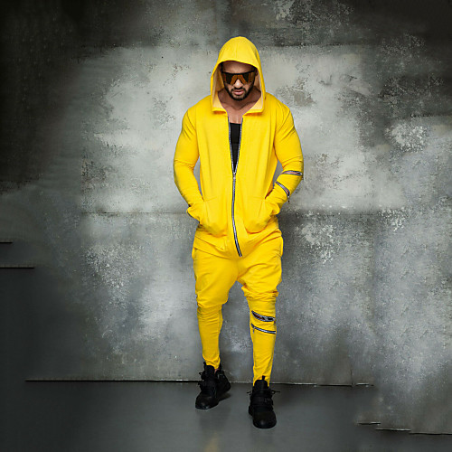 Men's 2 Piece Full Zip Tracksuit Sweatsuit Jogging Suit Street Casual Long Sleeve 2pcs Winter Front Zipper Breathable Quick Dry Soft Fitness Gym Workout Performance Running Training Sportswear Solid
Men's 2 Piece Full Zip Tracksuit Sweatsuit Jogging Suit Street Casual Long Sleeve 2pcs Winter Front Zipper Breathable Quick Dry Soft Fitness Gym Workout Performance Running Training Sportswear Solid