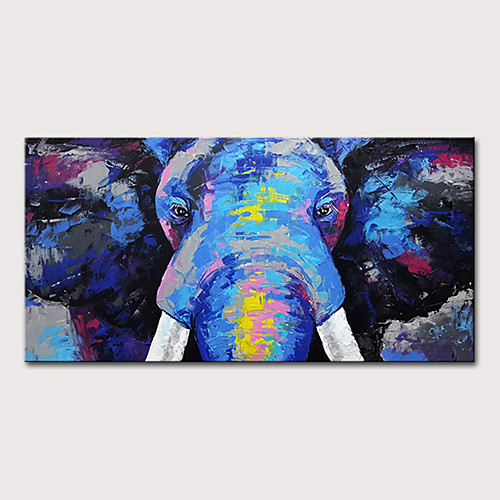 Oil Painting Hand Painted Horizontal Animals Pop Art Modern Rolled Canvas (No Frame)
Oil Painting Hand Painted Horizontal Animals Pop Art Modern Rolled Canvas (No Frame)