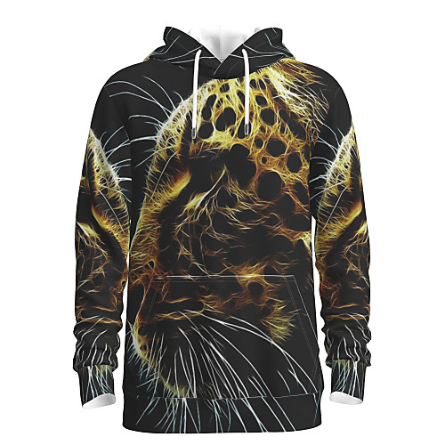 Men's Pullover Hoodie Sweatshirt Animal Patterned Graphic Daily 3D Print Basic Hoodies Sweatshirts Black
Men's Pullover Hoodie Sweatshirt Animal Patterned Graphic Daily 3D Print Basic Hoodies Sweatshirts Black