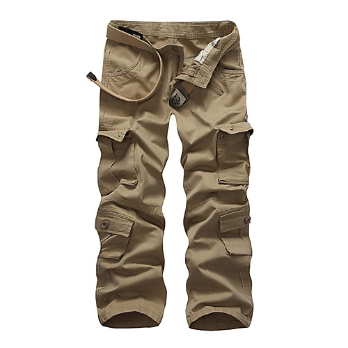 Men's Basic Outdoor Daily Tactical Cargo Pants Solid Colored Full Length Classic Black Army Green Khaki Gray
Men's Basic Outdoor Daily Tactical Cargo Pants Solid Colored Full Length Classic Black Army Green Khaki Gray