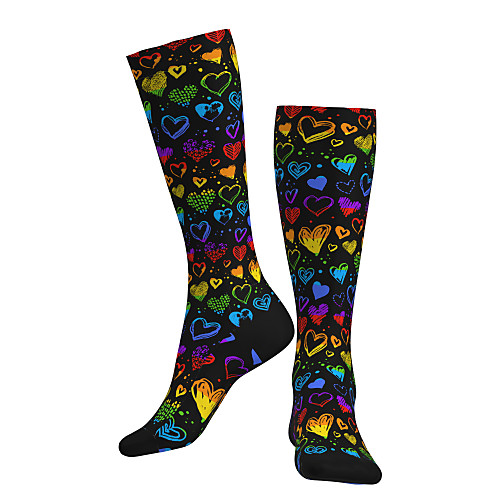 Compression Socks Long Socks Over the Calf Socks Athletic Sports Socks Cycling Socks Men's Women's Bike / Cycling Breathable Soft Comfortable 1 Pair Heart Cotton Black M L / Stretchy
Compression Socks Long Socks Over the Calf Socks Athletic Sports Socks Cycling Socks Men's Women's Bike / Cycling Breathable Soft Comfortable 1 Pair Heart Cotton Black M L / Stretchy
