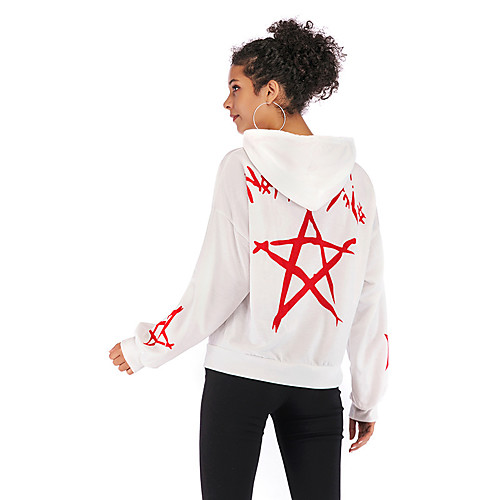Women's Hoodie Pullover Black White Oversized Minimalist Hoodie Fleece Cute Star Sport Athleisure Hoodie Top Long Sleeve Warm Soft Oversized Comfortable Everyday Use Causal Exercising General Use
Women's Hoodie Pullover Black White Oversized Minimalist Hoodie Fleece Cute Star Sport Athleisure Hoodie Top Long Sleeve Warm Soft Oversized Comfortable Everyday Use Causal Exercising General Use