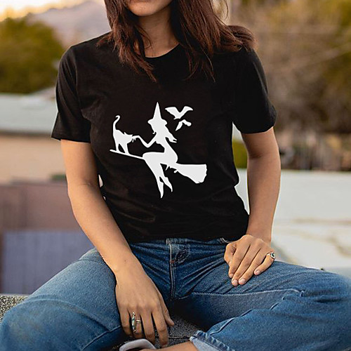 Women's Tee / T-shirt Cartoon Crew Neck Cat Person Sport Athleisure T Shirt Short Sleeves Breathable Soft Comfortable Plus Size Everyday Use Exercising General Use
Women's Tee / T-shirt Cartoon Crew Neck Cat Person Sport Athleisure T Shirt Short Sleeves Breathable Soft Comfortable Plus Size Everyday Use Exercising General Use