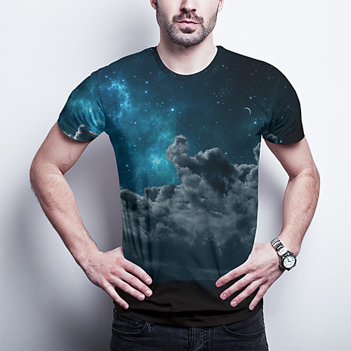 Men's T shirt 3D Print Graphic Plus Size Print Short Sleeve Daily Tops Basic Blue
Men's T shirt 3D Print Graphic Plus Size Print Short Sleeve Daily Tops Basic Blue