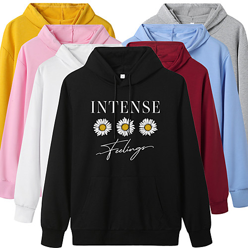 Women's Hoodie Pullover Cartoon Hoodie Flower Letter Printed Sport Athleisure Hoodie Top Long Sleeve Warm Soft Oversized Comfortable Everyday Use Exercising General Use / Winter
Women's Hoodie Pullover Cartoon Hoodie Flower Letter Printed Sport Athleisure Hoodie Top Long Sleeve Warm Soft Oversized Comfortable Everyday Use Exercising General Use / Winter