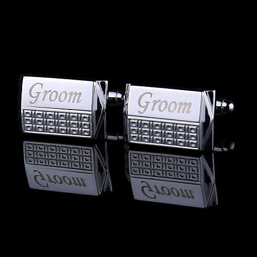 Personalized Customized Men's Cufflink Set Geometrical Geometric 1pc / pack Silver
Personalized Customized Men's Cufflink Set Geometrical Geometric 1pc / pack Silver