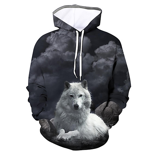 Men's Pullover Hoodie Sweatshirt Graphic Animal Hooded Daily Going out 3D Print Casual Hoodies Sweatshirts Black
Men's Pullover Hoodie Sweatshirt Graphic Animal Hooded Daily Going out 3D Print Casual Hoodies Sweatshirts Black