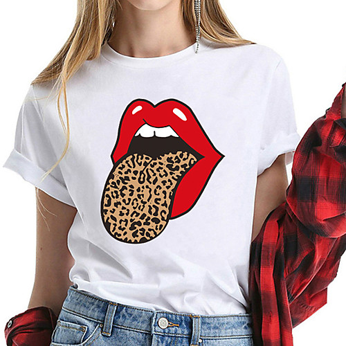 Women's Tee / T-shirt Artistic Style Leopard Print Crew Neck Cartoon Sport Athleisure T Shirt Short Sleeves Breathable Soft Comfortable Plus Size Everyday Use Exercising General Use
Women's Tee / T-shirt Artistic Style Leopard Print Crew Neck Cartoon Sport Athleisure T Shirt Short Sleeves Breathable Soft Comfortable Plus Size Everyday Use Exercising General Use
