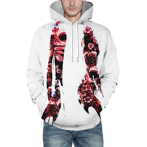Men's Halloween Pullover Hoodie Sweatshirt Graphic Skull Hooded Casual Hoodies Sweatshirts White
Men's Halloween Pullover Hoodie Sweatshirt Graphic Skull Hooded Casual Hoodies Sweatshirts White