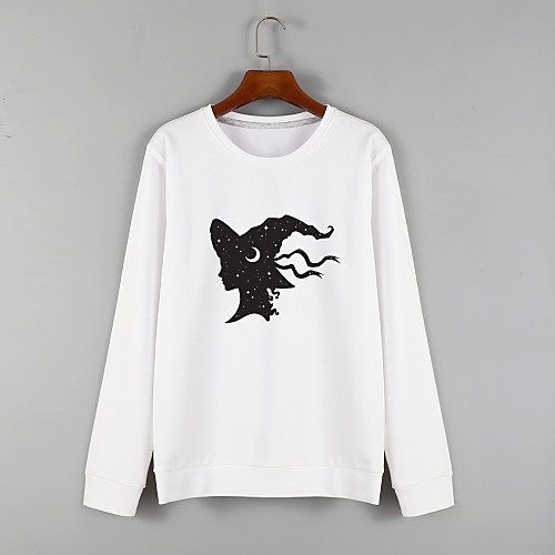 Women's Sweatshirt Pullover White Cartoon Fleece Cartoon Cute Sport Athleisure Sweatshirt Top Long Sleeve Warm Soft Comfortable Everyday Use Causal Exercising General Use / Winter
Women's Sweatshirt Pullover White Cartoon Fleece Cartoon Cute Sport Athleisure Sweatshirt Top Long Sleeve Warm Soft Comfortable Everyday Use Causal Exercising General Use / Winter
