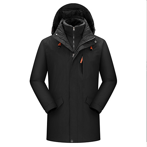 Men's Hiking Jacket Winter Outdoor Thermal Warm Waterproof Windproof Breathable 3-in-1 Jacket Camping / Hiking Running Outdoor Black Dark Blue
Men's Hiking Jacket Winter Outdoor Thermal Warm Waterproof Windproof Breathable 3-in-1 Jacket Camping / Hiking Running Outdoor Black Dark Blue