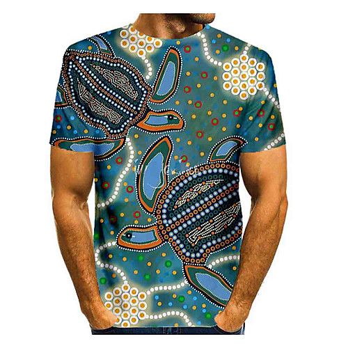 Men's T shirt 3D Print Graphic Paisley Plus Size Print Short Sleeve Daily Tops Elegant Exaggerated Light Blue
Men's T shirt 3D Print Graphic Paisley Plus Size Print Short Sleeve Daily Tops Elegant Exaggerated Light Blue