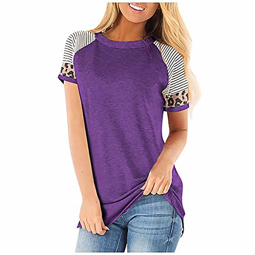 tunic tops for leggings for women,short sleeve shirts crew neck t shirt plain knit flared bottom fit loosely summer clothes maternity tunic over plus size purple 3xl
tunic tops for leggings for women,short sleeve shirts crew neck t shirt plain knit flared bottom fit loosely summer clothes maternity tunic over plus size purple 3xl
