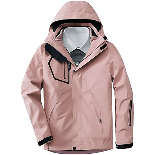 Women's Hiking Jacket Winter Outdoor Thermal Warm Windproof Breathable Soft Jacket 3-in-1 Jacket Winter Jacket Camping / Hiking Hunting Climbing Black Pink Green
Women's Hiking Jacket Winter Outdoor Thermal Warm Windproof Breathable Soft Jacket 3-in-1 Jacket Winter Jacket Camping / Hiking Hunting Climbing Black Pink Green