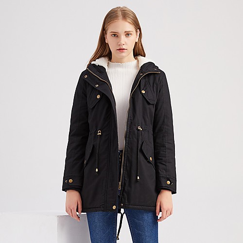 Women's Padded Parka Solid Colored Cotton Black / Red / Blushing Pink S / M / L
Women's Padded Parka Solid Colored Cotton Black / Red / Blushing Pink S / M / L
