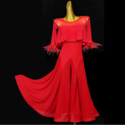 Ballroom Dance Dress Split Joint Women's Training 3/4 Length Sleeve High Spandex
Ballroom Dance Dress Split Joint Women's Training 3/4 Length Sleeve High Spandex