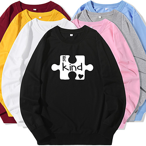 Women's Sweatshirt Pullover Cartoon Crew Neck Letter Printed Sport Athleisure Sweatshirt Top Long Sleeve Warm Soft Oversized Comfortable Everyday Use Causal Exercising General Use / Winter
Women's Sweatshirt Pullover Cartoon Crew Neck Letter Printed Sport Athleisure Sweatshirt Top Long Sleeve Warm Soft Oversized Comfortable Everyday Use Causal Exercising General Use / Winter