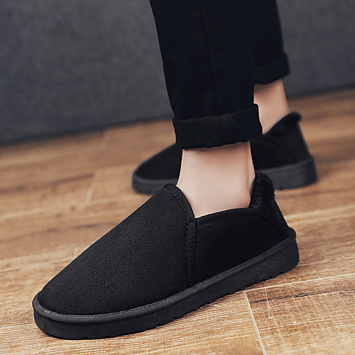 Men's Loafers & Slip-Ons Casual Daily Cotton Warm Black Yellow Brown Fall Winter
Men's Loafers & Slip-Ons Casual Daily Cotton Warm Black Yellow Brown Fall Winter
