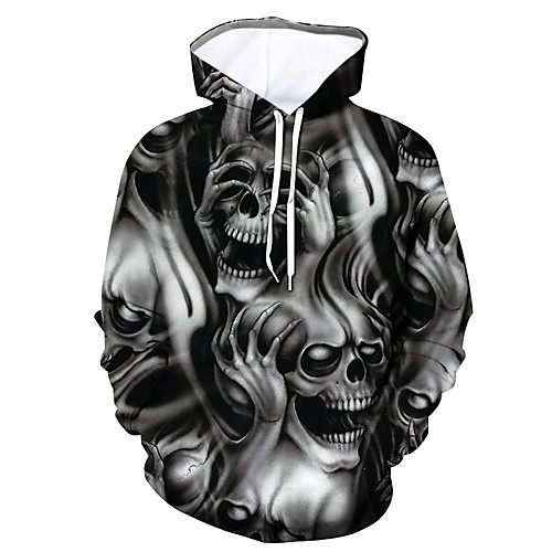 Men's Hoodie Graphic Skull Hooded Halloween Daily Going out 3D Print Hoodies Sweatshirts Black
Men's Hoodie Graphic Skull Hooded Halloween Daily Going out 3D Print Hoodies Sweatshirts Black