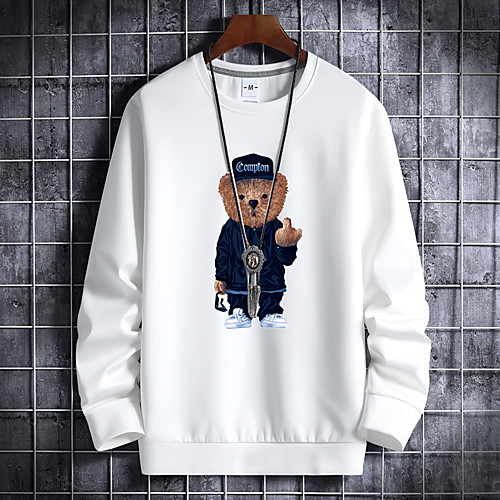 Men's Pullover Sweatshirt Graphic Daily Going out Animals Streetwear Hoodies Sweatshirts White Black Blue
Men's Pullover Sweatshirt Graphic Daily Going out Animals Streetwear Hoodies Sweatshirts White Black Blue