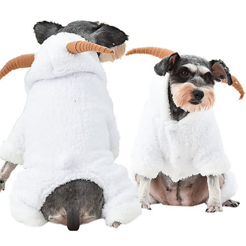 Dog Halloween Costumes Costume Jumpsuit Animal Sheep Casual / Sporty Cute Christmas Party Dog Clothes Puppy Clothes Dog Outfits Warm White Costume for Girl and Boy Dog Plush XS S M L XL XXL
Dog Halloween Costumes Costume Jumpsuit Animal Sheep Casual / Sporty Cute Christmas Party Dog Clothes Puppy Clothes Dog Outfits Warm White Costume for Girl and Boy Dog Plush XS S M L XL XXL