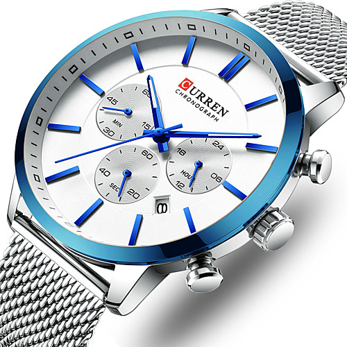 Men's Dress Watch Analog Quartz Formal Style Modern Style Classic Water Resistant / Waterproof Luminous Shock Resistant / One Year / Stainless Steel / Japanese
Men's Dress Watch Analog Quartz Formal Style Modern Style Classic Water Resistant / Waterproof Luminous Shock Resistant / One Year / Stainless Steel / Japanese