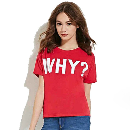Women's Tee / T-shirt Artistic Style Crew Neck Cute Letter Printed Sport Athleisure T Shirt Short Sleeves Breathable Soft Comfortable Everyday Use Exercising General Use
Women's Tee / T-shirt Artistic Style Crew Neck Cute Letter Printed Sport Athleisure T Shirt Short Sleeves Breathable Soft Comfortable Everyday Use Exercising General Use
