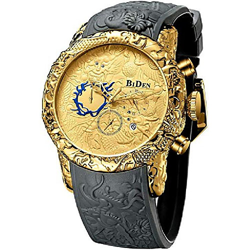 men's fashion big dial 3d sculpture dragon watches men quartz watches luxury exquisite creative watch (grey gold)
men's fashion big dial 3d sculpture dragon watches men quartz watches luxury exquisite creative watch (grey gold)