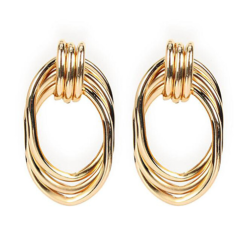 Women's Hoop Earrings Classic Love Classic Cool Earrings Jewelry Gold For Wedding Party Club 1 Pair
Women's Hoop Earrings Classic Love Classic Cool Earrings Jewelry Gold For Wedding Party Club 1 Pair